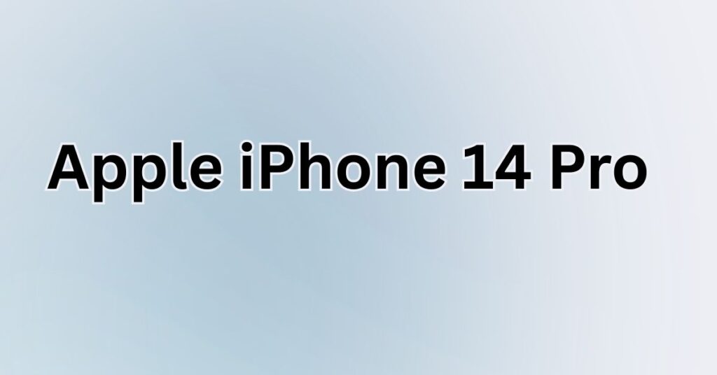 Apple iPhone 14 Pro
