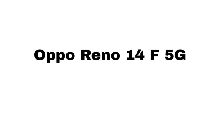 Oppo Reno 14 F 5G